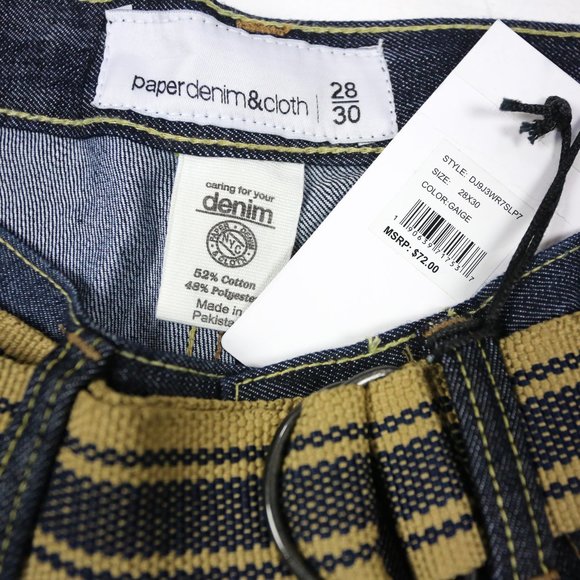 Paper Denim & Cloth Slim Straight Jeans 28 x 30 - Picture 5 of 5